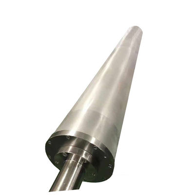 Stainless Steel Roller Shaft Fabric Loom Water Jet Loom Parts 100MM Flange